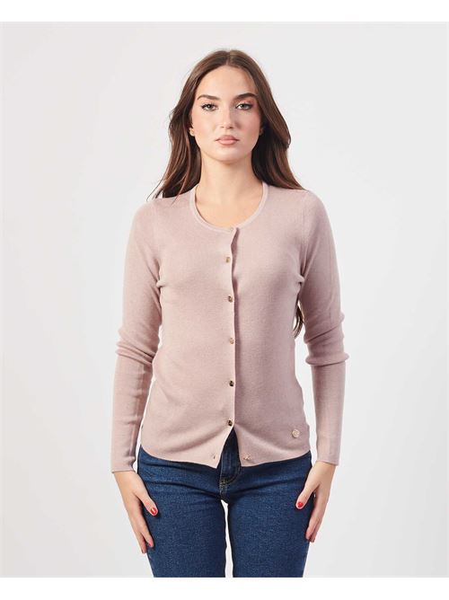 Cardigan femme Yes Zee avec boutons dorés YES ZEE | M059-BP000406